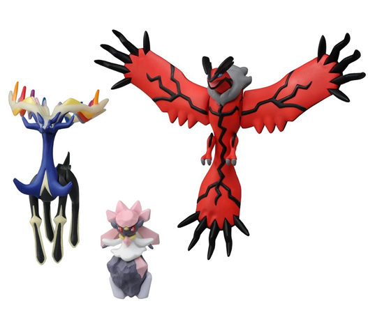 Mua bán TAKARATOMY POKEMON XY THE MOVIE DIANCIE XERNEAS YLVELTAL SET