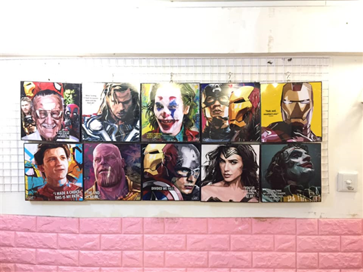 Mua bán TRANH KHUNG GỖ MARVEL THANOS