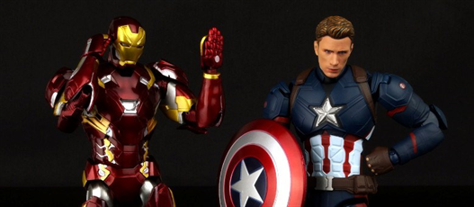 Mua bán SHF CAPTAIN AMERICA & IRONMAN MK46 CIVIL SPECIAL BOX 2ND