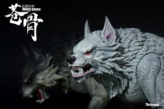 Mua bán D20 STUDIO WHITE BONES BATTLE WOLF WHITE VERSION