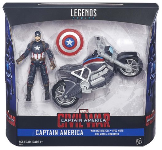 Mua bán MARVEL LEGEND CAPTAIN AMERICA CIVIL WAR + MOTORBIKE