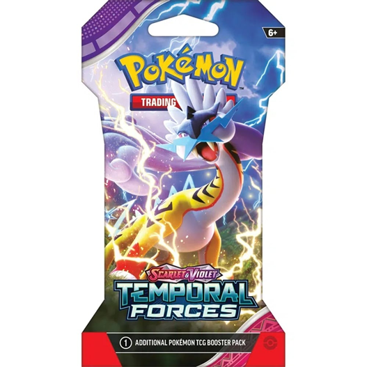 Mua bán 1 PACK TCG POKEMON S&V TEMPORAL FORCES SLEEVED BOOSTER