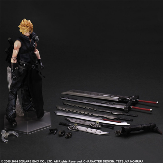 Mua bán PLAY ARTS KAI FF7 ADVENT CHILDREN CLOUD 7 KIẾM 2ND