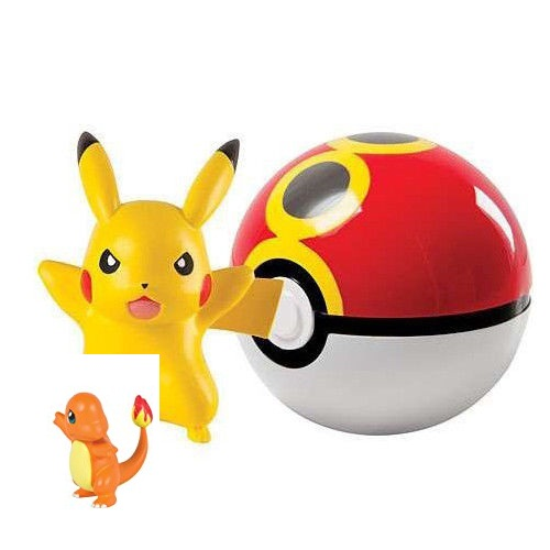 Mua bán POKEMON PIKACHU + POKEBALL CHARMANDER REPEAT BALL