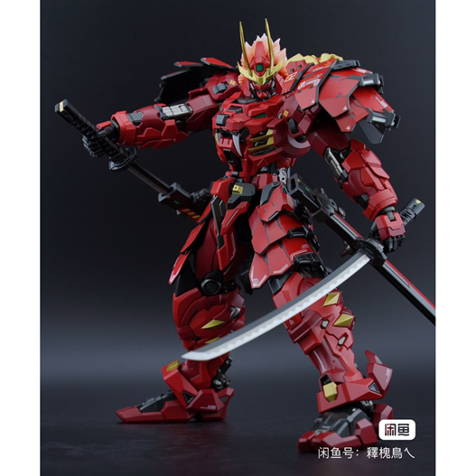 Mua bán (2HAND) MOSHOW METAL MECHA TAKEDA SHINGEN GACHA KIẾM XANH